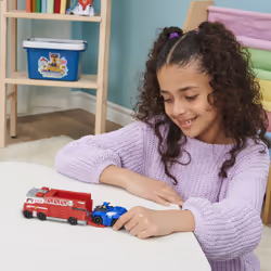 PAW Patrol , Camion dei Pompieri e auto della polizia di Chase in metallo, veicoli die-cast in scala 1:55, giocattoli per bambini dai 3 anni in su - Vista aggiuntiva 6