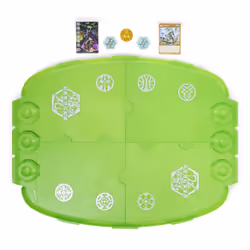 Bakugan Evo Battle Arena, include il Leonidas, tabellone di gioco fluorescente per i collezionabili, dai 6 anni in su - Vista aggiuntiva 2