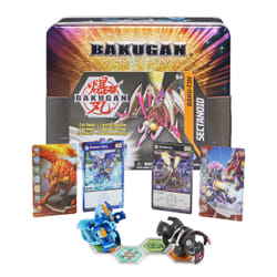 Bakugan , Baku-Tin, Sectanoid, pregiata scatola di latta da collezione con misterioso, carte collezionabili, giocattoli per bambini dai 6 anni in su