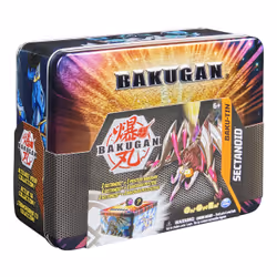 Bakugan , Baku-Tin, Sectanoid, pregiata scatola di latta da collezione con misterioso, carte collezionabili, giocattoli per bambini dai 6 anni in su - Vista aggiuntiva 6
