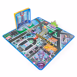 PAW Patrol , set Adventure City Play Mat True Metal ispirato al film con 2 macchinine esclusive (esclusiva Amazon), in scala ...