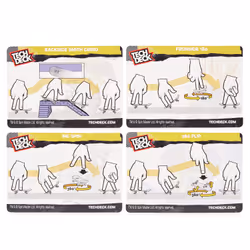 Tech Deck MINI SKATE FINGERSKATE VERUSUS SERIES Confezione da 2 mini skate assortiti e un ostacolo, per bambini dai 4 anni in su - Vista aggiuntiva 4
