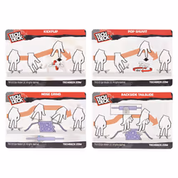 Tech Deck MINI SKATE FINGERSKATE VERUSUS SERIES Confezione da 2 mini skate assortiti e un ostacolo, per bambini dai 4 anni in su - Vista aggiuntiva 7