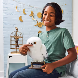 Wizarding World | Civetta Edvige interattiva di Harry Potter | 15 suoni e movimenti | Reagisce al tatto e alla voce | Peluche interattivo per bambini dai 5 anni in su - Vista aggiuntiva 5