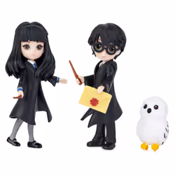 Wizarding World HARRY POTTER - PACK AMITIÉ MAGICAL MINIS HARRY & CHO - Coffret Amitié 2 Figurines Poupées Articulées Harry et Cho 8 cm Avec Accessoires - 6061832 - Jouet Enfant 5 ans et + - Vista aggiuntiva 4