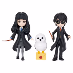 Wizarding World HARRY POTTER - PACK AMITIÉ MAGICAL MINIS HARRY & CHO - Coffret Amitié 2 Figurines Poupées Articulées Harry et Cho 8 cm Avec Accessoires - 6061832 - Jouet Enfant 5 ans et + - Vista aggiuntiva 5