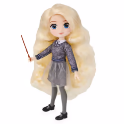 Wizarding World | Bambola articolata di Luna Lovegood da 20cm | Bacchetta e divisa di Hogwarts | Collezione Harry Potter | Gi ...
