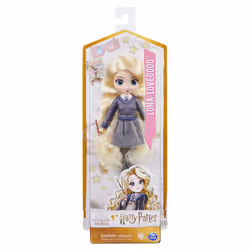 Wizarding World | Bambola articolata di Luna Lovegood da 20cm | Bacchetta e divisa di Hogwarts | Collezione Harry Potter | Giocattoli per bambini dai 5 anni in su