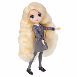 Wizarding World | Bambola articolata di Luna Lovegood da 20cm | Bacchetta e divisa di Hogwarts | Collezione Harry Potter | Giocattoli per bambini dai 5 anni in su - Vista aggiuntiva 4