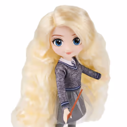 Wizarding World | Bambola articolata di Luna Lovegood da 20cm | Bacchetta e divisa di Hogwarts | Collezione Harry Potter | Giocattoli per bambini dai 5 anni in su - Vista aggiuntiva 5