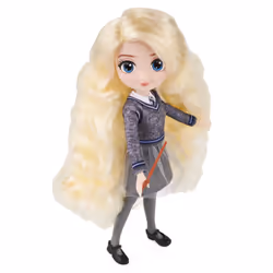 Wizarding World | Bambola articolata di Luna Lovegood da 20cm | Bacchetta e divisa di Hogwarts | Collezione Harry Potter | Giocattoli per bambini dai 5 anni in su - Vista aggiuntiva 7
