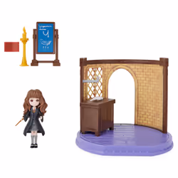 Wizarding World HARRY POTTER - PLAYSET COURS DE SORTILÈGES - Coffret Univers Magique Cours De Sortilèges Avec 1 Figurine Articulée Hermione Granger et Accessoires - 6061846 - Jouet Enfant 5 ans et + - Vista aggiuntiva 6