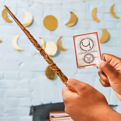 Wizarding World , Bacchetta degli Incantesimi di Hermione, 30.5 cm, Include Carta Incantesimo da Collezione. Giocattoli per Bambini e Bambine, 6+ Anni