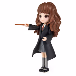 Wizarding World HARRY POTTER - Figurine Hermione Granger Articulée 8 cm - Avec Baguette Magique et Tenue Sorcier à Collectionner - Idée Cadeau - Jeu Harry Potter - Jouet Enfant 5 ans et + - Vista aggiuntiva 4