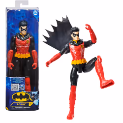 DC Comics | BATMAN | Personaggio Robin in scala 30 cm con decorazioni originali