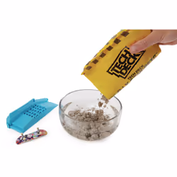 Tech Deck , set di gioco DIY Concrete modellabile e riutilizzabile con fingerboard Enjoi, ringhiera, stampi, kit skatepark, giocattolo per bambini e bambine da 6 anni in su