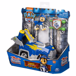 PAW Patrol | Veicolo Rescue Knights di Chase | Veicolo della polizia con personaggio | Giochi per bambini dai 3 anni in su - Vista aggiuntiva 4