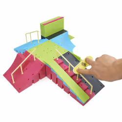 Tech Deck Neon Mega Park X-Connect Creator, set di rampe personalizzabile fosforescente con due fingerboard, giocattolo per bambini e bambine dai 6 anni in su - Vista aggiuntiva 6