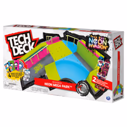 Tech Deck Neon Mega Park X-Connect Creator, set di rampe personalizzabile fosforescente con due fingerboard, giocattolo per bambini e bambine dai 6 anni in su - Vista aggiuntiva 8