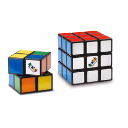 Rubik’s Cubo di Rubik, confezione Duo con l'originale 3x3 e il mini 2x2, classico rompicapo ad abbinamento di colori, per adu ...