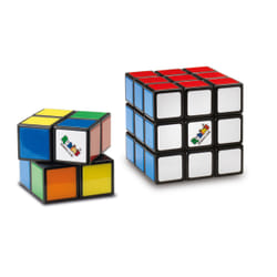 Rubik’s Cubo di Rubik, confezione Duo con l'originale 3x3 e il mini 2x2, classico rompicapo ad abbinamento di colori, per adulti e bambini dagli 8 anni in su
