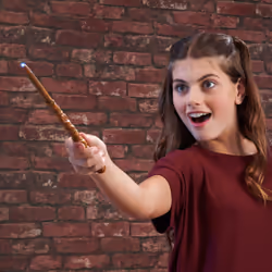 Wizarding World | Bacchetta Magica Interattiva Proiezione Patronus di Hermione Granger da 33cm | Collezione Harry Potter | Giocattoli per bambini dai 6 anni in su - Vista aggiuntiva 5