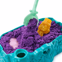 Kinetic Sand , Playset il Cristallo della Sirenetta, Sabbia Colorata, Sabbia Cinetica 481 g, Accessori per Scavare e Scoprire, Giochi per Bambini e Bambine, 3+ anni - Vista aggiuntiva 7