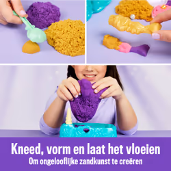 Kinetic Sand , Playset il Cristallo della Sirenetta, Sabbia Colorata, Sabbia Cinetica 481 g, Accessori per Scavare e Scoprire, Giochi per Bambini e Bambine, 3+ anni - Vista aggiuntiva 8