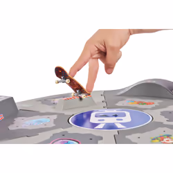 Tech Deck , Shredline 360, skatepark motorizzato, X-Connect Creator, set con piattaforma girevole con rampe da personalizzare e costruire e fingerboard, giocattoli per bambini da 6 anni in su - Vista aggiuntiva 5