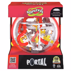 Perplexus Portal, labirinto sferico in 3D, giocattolo tattile da viaggio per bambini, rompicapo con pallina e 150 ostacoli, p ...