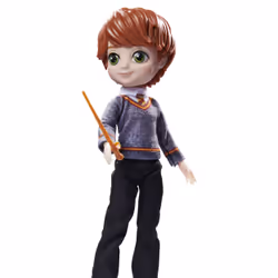 Wizarding World | Bambola articolata Ron Weasley 20cm | Bacchetta e divisa di Hogwarts inclusa | Collezione Harry Potter | Per bambini dai 5 anni in su - Vista aggiuntiva 4