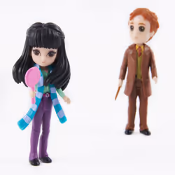Wizarding World | Set Amicizia con personaggi George Weasley e Cho Chang | Bambole da 7.5cm | 2 accessori | Giocattoli per bambini dai 6 anni in su - Vista aggiuntiva 4