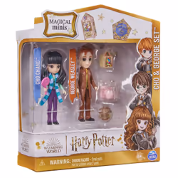 Wizarding World | Set Amicizia con personaggi George Weasley e Cho Chang | Bambole da 7.5cm | 2 accessori | Giocattoli per bambini dai 6 anni in su - Vista aggiuntiva 5