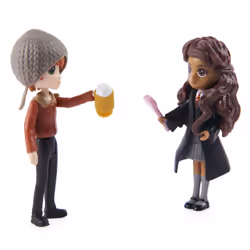 Wizarding World | Set Amicizia con personaggi Ron Weasley e Calì Patil | Bambole da 7.5cm | 2 accessori | Giocattoli per bambini dai 6 anni in su - Vista aggiuntiva 4