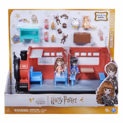 Wizarding World | Treno Hogwarts Express di Harry Potter| Set di gioco con 2 personaggi e 10 accessori | Harry Potter e Hermione Granger | Giocattoli per bambini dai 6 anni in su - Vista aggiuntiva 2