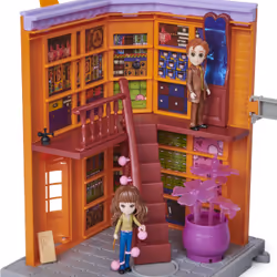Wizarding World Harry Potter, Magical Minis set di gioco Diagon Alley 3-in-1 con luci e suoni, 2 personaggi e 21 accessori, giocattoli per bambini dai 6 anni in su - Vista aggiuntiva 5