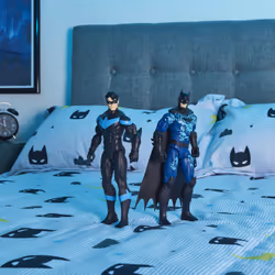 DC Comics | BATMAN | Personaggio in scala 30 cm di Nightwing dai fumetti di Batman con decorazioni originali e 11 punti di articolazione - Giocattoli per bambini e bambine dai 3 anni - Vista aggiuntiva 5