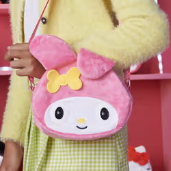 Purse Pets , Sanrio Hello Kitty and Friends, animale giocattolo e borsa interattiva My Melody con oltre 30 suoni e reazioni, giocattoli per bambine
