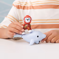 PAW Patrol Fantasievolles Spiel: Mit viel Fantasie können Kinder sich selbst spannende Aqua Pups-Abenteuer mit Chase, Marshall, Rubble, Skye, Rocky und Coral (Spielzeugfiguren jeweils separat erhältlich) ausdenken - Vista aggiuntiva 5
