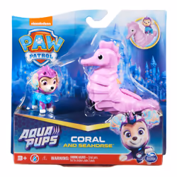 PAW Patrol Fantasievolles Spiel: Mit viel Fantasie können Kinder sich selbst spannende Aqua Pups-Abenteuer mit Chase, Marshall, Rubble, Skye, Rocky und Coral (Spielzeugfiguren jeweils separat erhältlich) ausdenken - Vista aggiuntiva 6