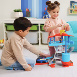 PAW Patrol Quartier Generale, Set di gioco Torre di Controllo, 2 Personaggi di Chase, auto della polizia di Chase e accessori, Giochi per bambini dai 3 anni in su - Vista aggiuntiva 4