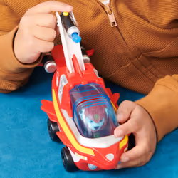 PAW Patrol , Veicolo Trasformabile Aqua Pups di Marshall per Avventure Marine, Personaggio di Marshall incluso, Giochi per Bambini e Bambine, 3+ anni - Vista aggiuntiva 5