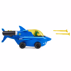 PAW Patrol , Veicolo Trasformabile Aqua Pups di Chase per Avventure Marine, Personaggio di Chase incluso, Giochi per Bambini e Bambine, 3+ anni - Vista aggiuntiva 8