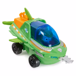 PAW Patrol , Veicolo Trasformabile Aqua Pups di Rocky per Avventure Marine, Personaggio di Rocky incluso, Giochi per Bambini e Bambine, 3+ anni - Vista aggiuntiva 6
