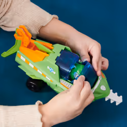 PAW Patrol , Veicolo Trasformabile Aqua Pups di Rocky per Avventure Marine, Personaggio di Rocky incluso, Giochi per Bambini e Bambine, 3+ anni - Vista aggiuntiva 7