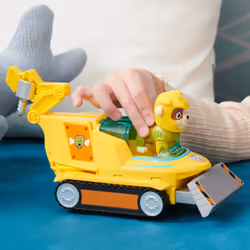 PAW Patrol , Veicolo Trasformabile Aqua Pups di Rubble per Avventure Marine, Personaggio di Rubble incluso, Giochi per Bambini e Bambine, 3+ anni - Vista aggiuntiva 7