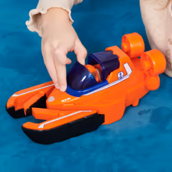 PAW Patrol , Veicolo Trasformabile Aqua Pups di Zuma per Avventure Marine, Personaggio di Zuma incluso, Giochi per Bambini e Bambine, 3+ anni - Vista aggiuntiva 7