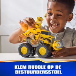 PAW Patrol Rescue Wheels Rubble’s Bulldozer - Vista aggiuntiva 6