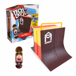 Tech Deck , Pyramid Shredder, X-Connect Park Creator, set di rampe da personalizzare e costruire con fingerboard speciale, giocattoli per bambini da 6 anni in su - Vista aggiuntiva 7