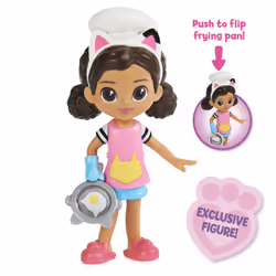 Gabby's Dollhouse, set Lunch and Munch Kitchen con 2 personaggi giocattolo, accessori e mobile, giocattolo per bambini dai 3 anni in su - Vista aggiuntiva 5